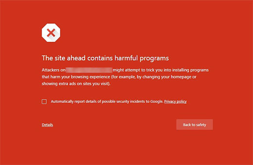 نحوه رفع خطای رایج وردپرس «This site ahead contains harmful programs»
